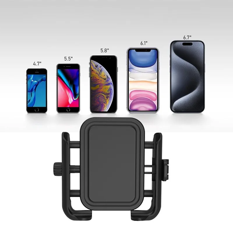 حامل معصم للهاتف للجري العالمي مضاد للانزلاق للرياضة والمشي لمسافات طويلة والسفر، متوافق مع جميع الهواتف الذكية (أسود)