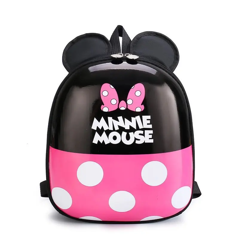 Disney Mickey Mouse Backpack Children\'s Bag Minnie Mouse Hard Shell Package Backpack Fashion School Bags Kids Travel Bag Gifts