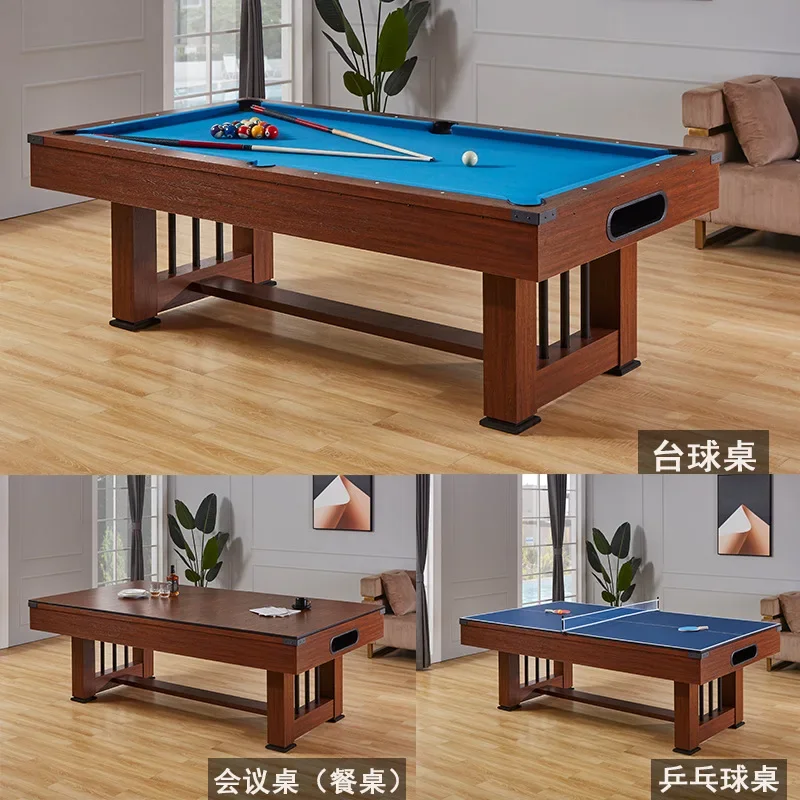 TAO Adult indoor commercial American black 8 billiard table case multifunctional table tennis table