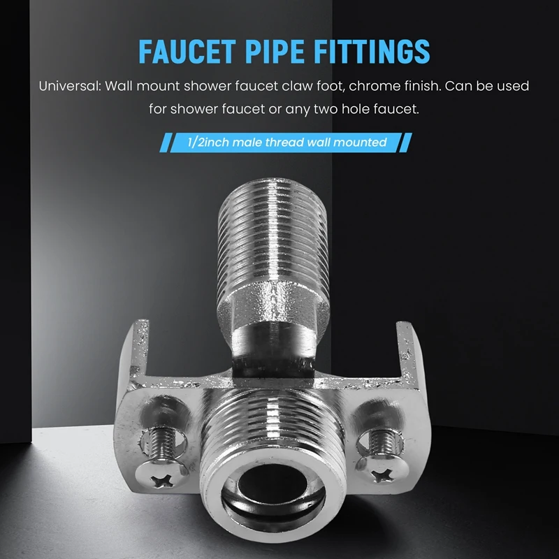 ضبط زاوية رأس دش نحاسي لأنبوب السحب ، قدم منحنية بزاوية ، برغي غريب الأطوار ، ملحق صنبور الزاوية