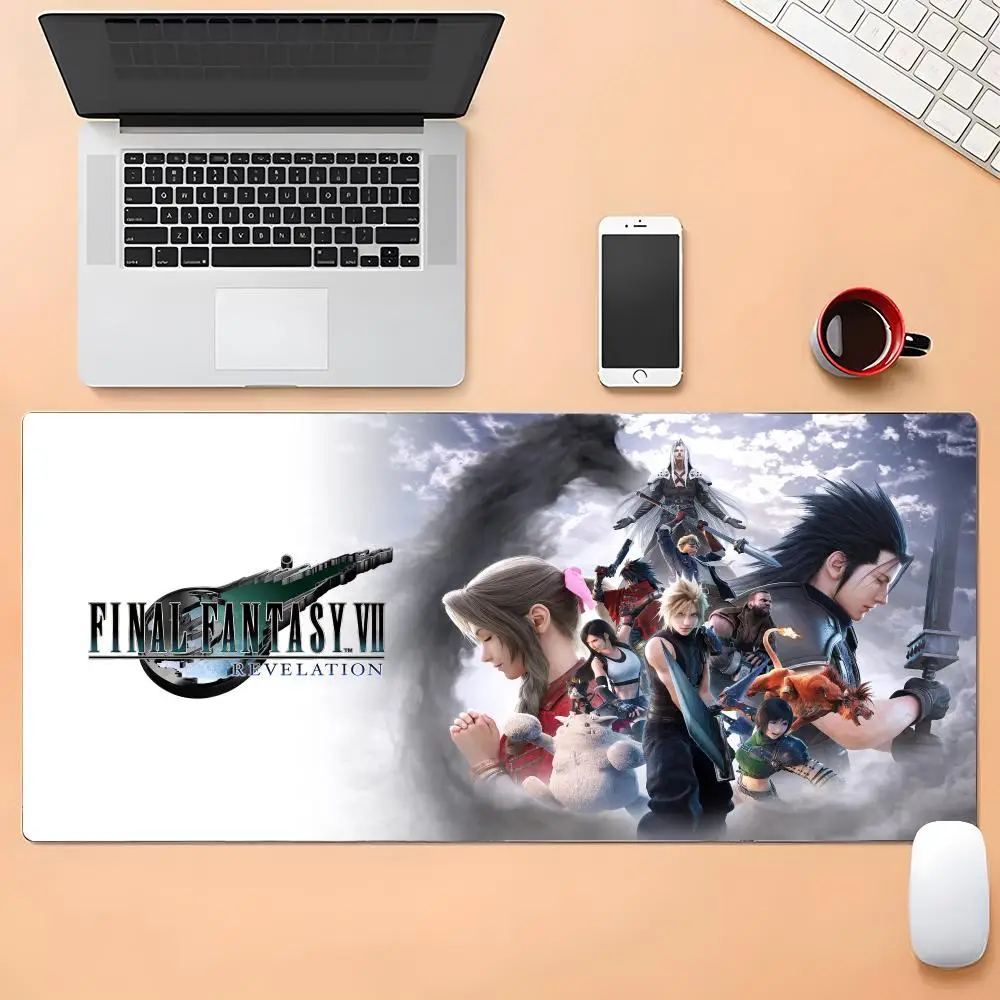 F-Final-L Game F-Fantasy Serious Mouse Pad Multiple Sizes Large Square Computer Office Game Table Mats Rubber Anti-slip Mousepad