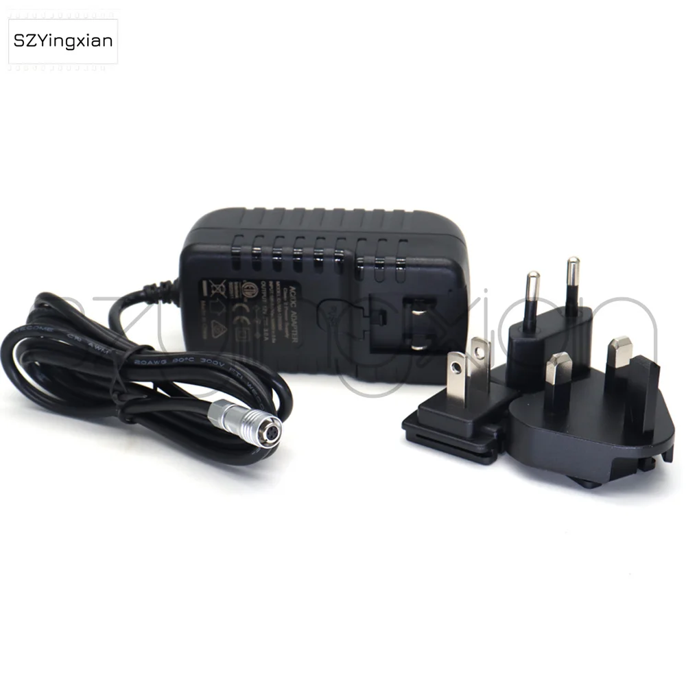 PortKeys BM5/HH7/HS7T/BM7/LEYE SDI Monitor 4Pin Female Power Cable 12V 3A Power Adapter 110-220V