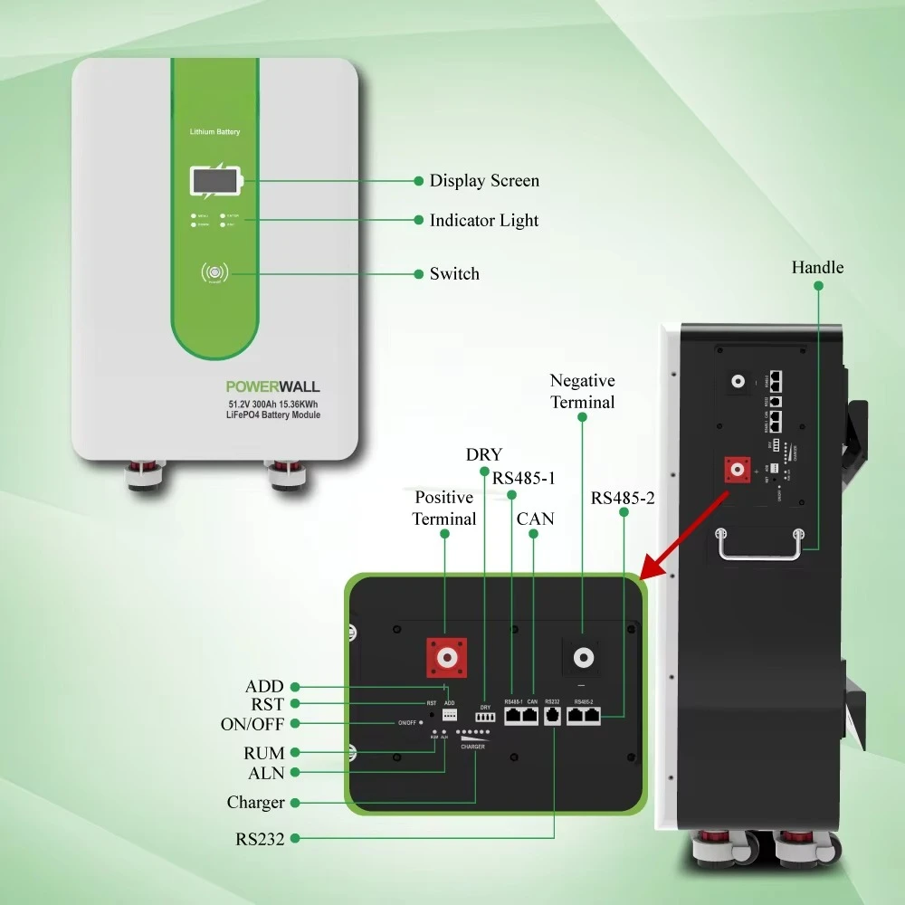 

Лидер продаж, 10 кВтч, 15 кВтч, литий-ионные аккумуляторы Powerwall, 51,2 В, 200 Ач, аккумулятор LiFePo4 для гибридной солнечной энергетической системы