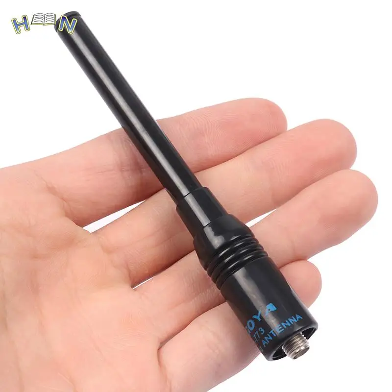 NA-773 SMA-F UHF+VHF Handheld Telescopic Antenna for BAOFENG UV-5R/82/B5/B6 888S