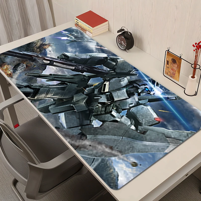 

Mouse Pad Anime Mechanical Warrior Gundam Rubber Mousepad Desk Mat Gaming Mats PC Accessories Extended Pad Non-Slip Keyboard Mat