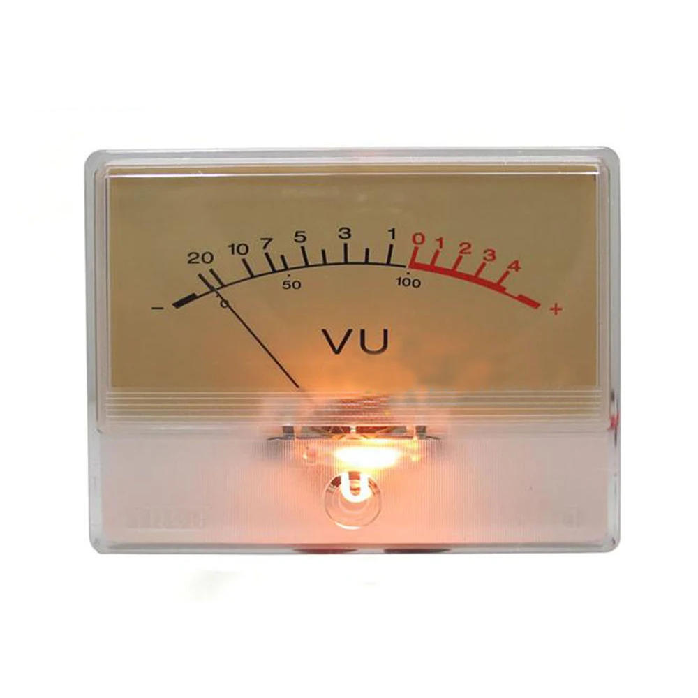 2pcs T-90 VU Meters + 1pcs Driver Board Head Amplifiers amp DB Level Pre-amplifier Chassis Sound Pressure Strap w/Backlight