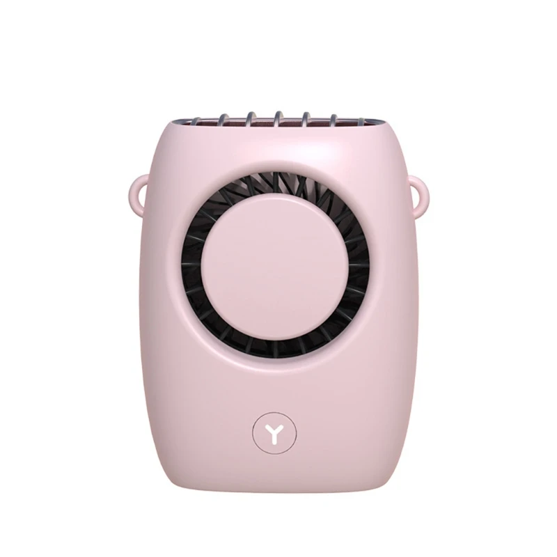 Персональный вентилятор-ожерелье Мини-USB-вентилятор для зарядки Ручные вентиляторы для путешествий с питанием от батареи Прямая