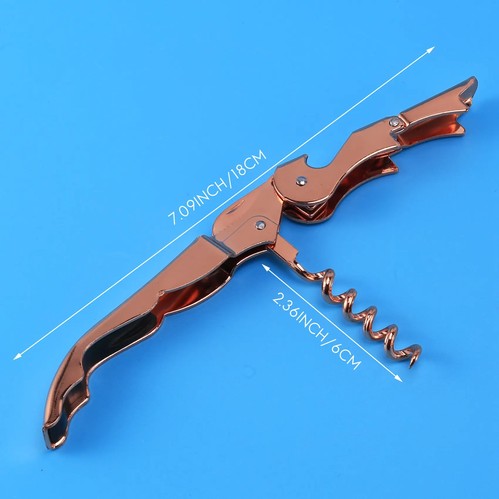 Rose Gold Corkscrew Metal Wine Corkscrew Wine Corkscrew Multifunction Red Wine Corkscrew