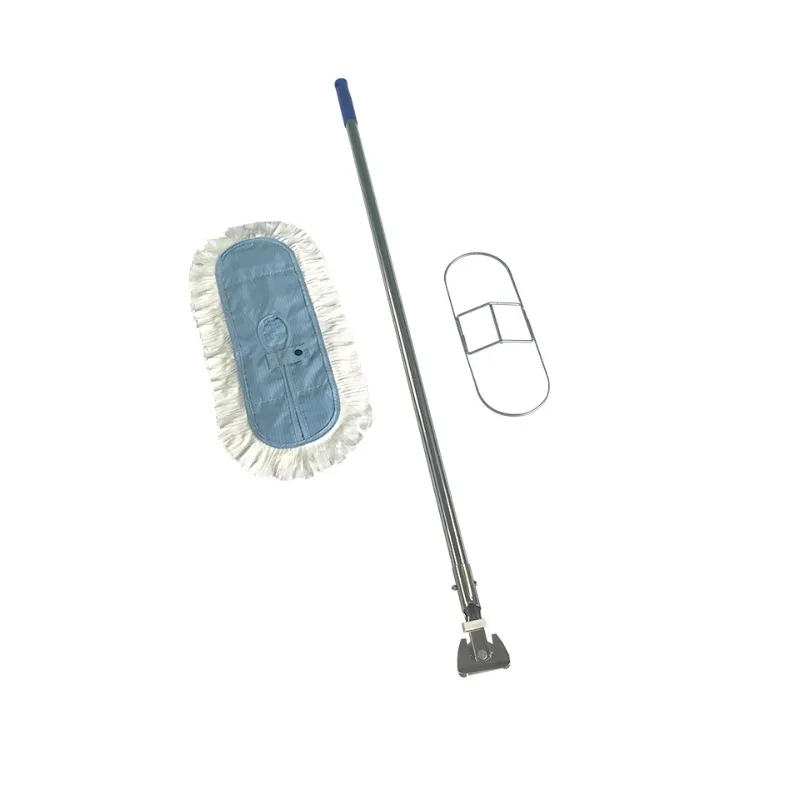 Industrial clean room using velvet floor cleaning square anti-static mop microfiber clean room mop