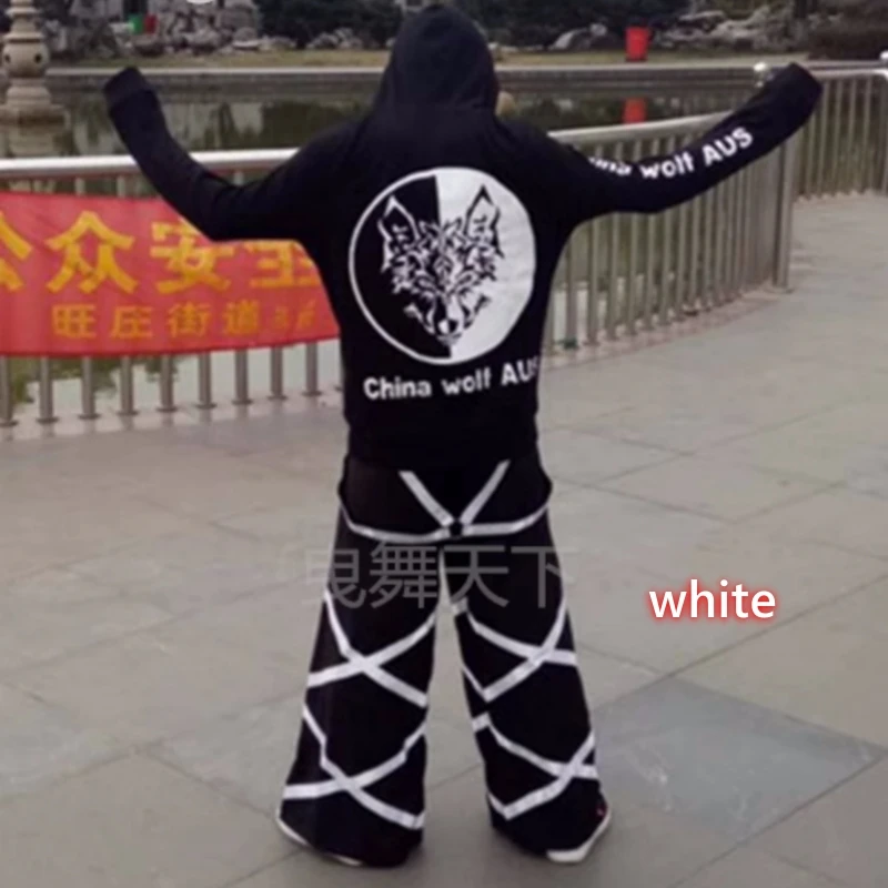 ملبورن خلط الرقص الفلورسنت عاكس مستقيم الساق/جرس قيعان السراويل المضيئة الشارع كول الرقص السراويل الأسهم