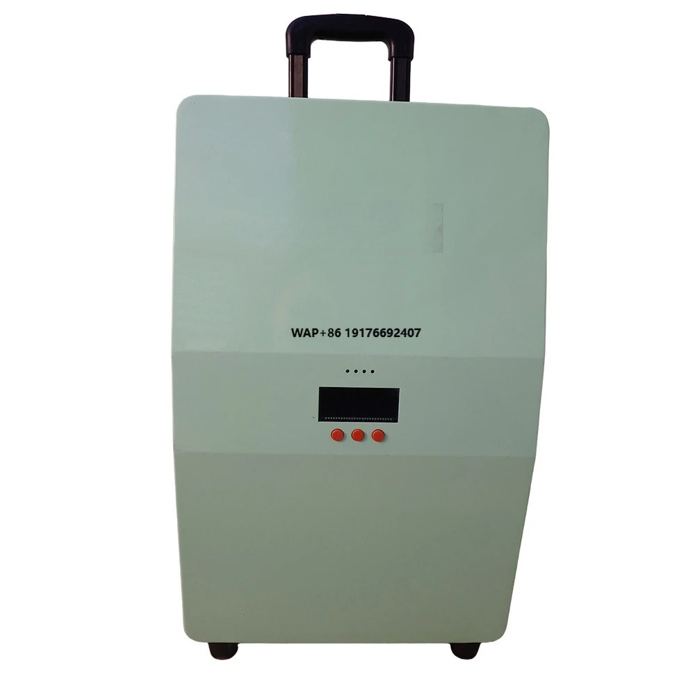 5000W Portable Rolling Power Station 5.12KWh for Camping Outdoor RV Fast Charge LiFePO4 Wheeled Portable Generator Power Bank