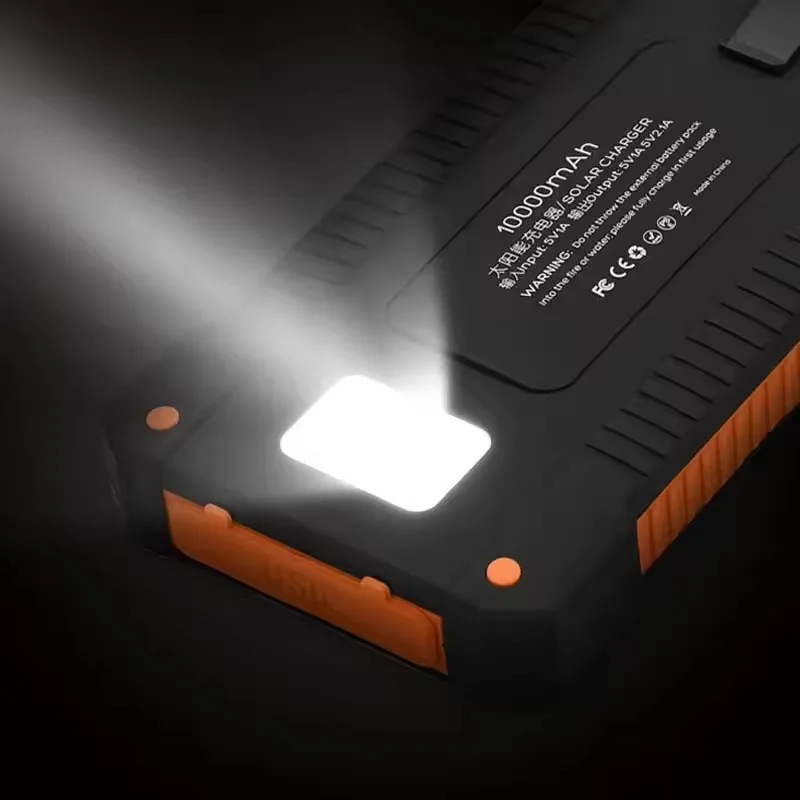 20000mAh Solar Power Bank Large Capacity Super Fast Charging Outdoor Portable External Battery for IPhone Huawei Samsung view 5