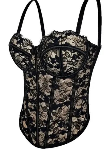 Sexy Black Lace Camisole Retro Shaped Gathering Fishbone Corset Tops Corset Woman Corset Tops For Women