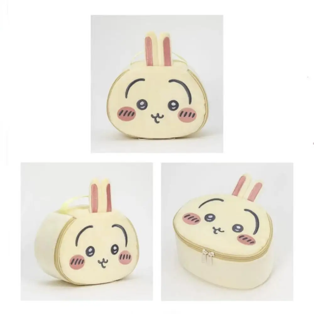 Cute Cosmetic Bag Chiikawa Storage Bag Anime Kawaii Usagi Hachiware Handbag Student Large Capacity Portable Travel Bag Gifts - view 4