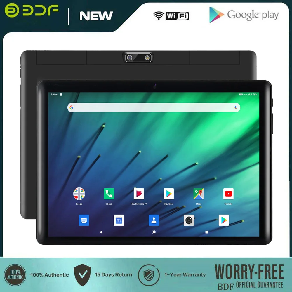 New 10.1 Inch Tablet Pc Google Play Octa Core Tablet Pc 3G Phone Call WiFi Bluetooth 4GB RAM 64GB ROM Android Tablets 5000mAh