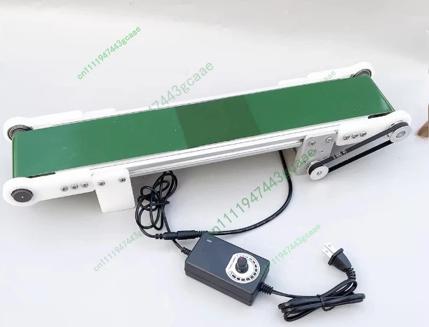 10 * 100cm forward and reverse speed adjustable desktop conveyor belt 12V/116rpm tool matching