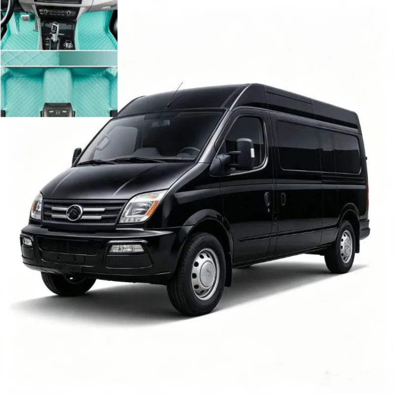 Custom For Maxus V80 LDV V80 Van 2-Seat Cabin 2011-2026 All Weather Car Floor Mats Waterproof Anti Slip PU Accessories LHD/RHD