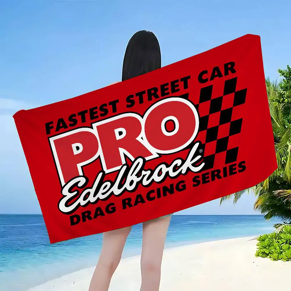 Racing Car Edelbrocks Big Microfiber Beach Towels Quick Dry Towel Sand Beach Towels Pool Towel for Travel Swim Pool Yoga