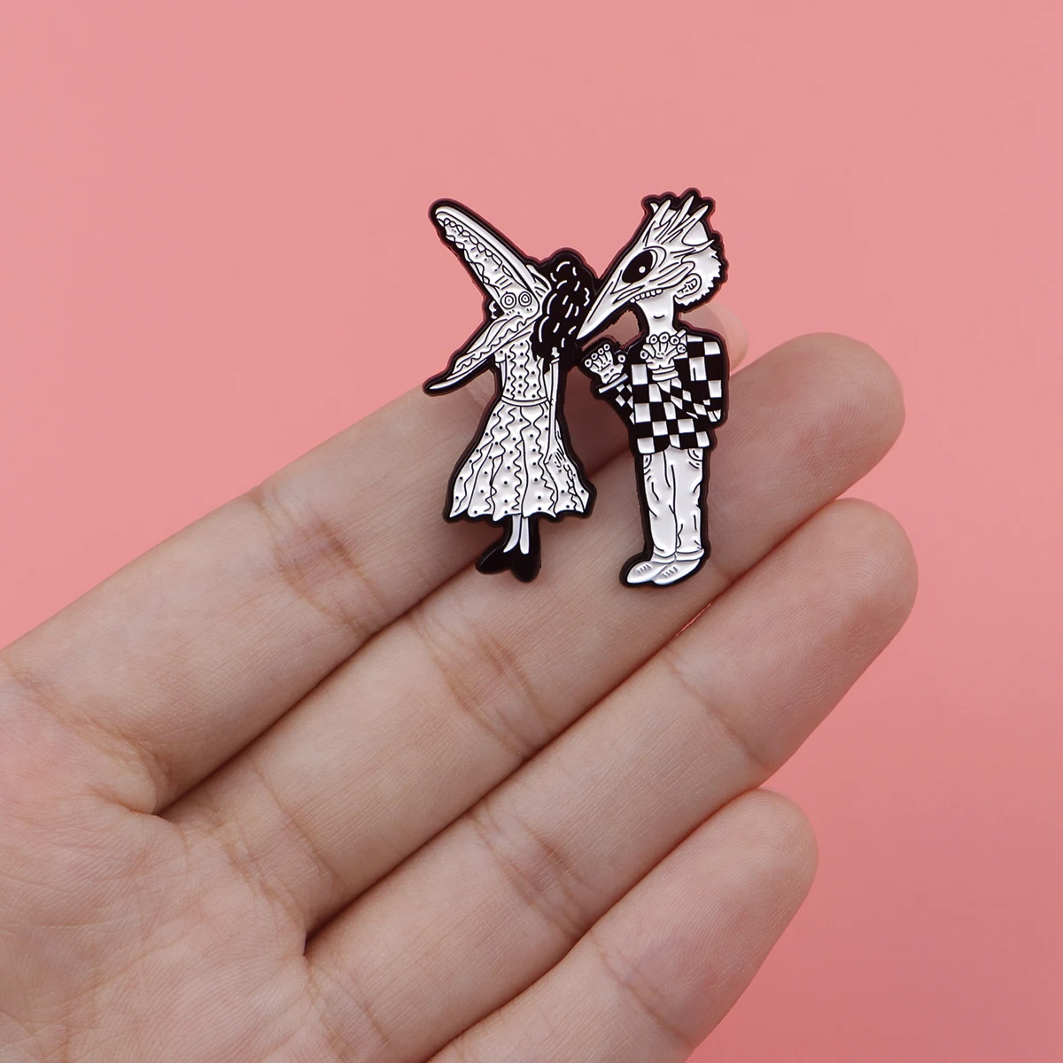Funny Clown Enamel Pin Horror Movie Brooch Pines Lapel Pins Badge on Backpack Clothing Accessories Halloween Jewelry Party Gifts