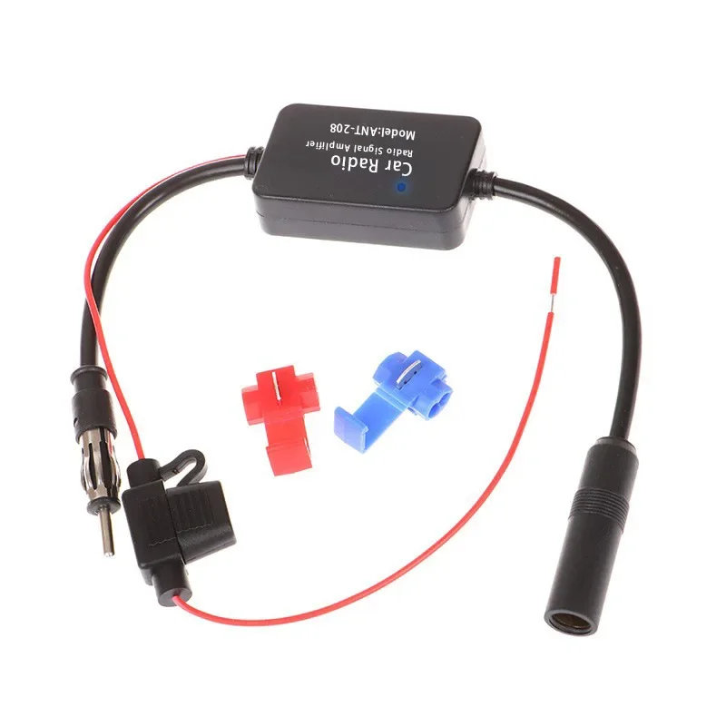 Car Radio Antenna Aerials 3 in 1 12V SMA DAB FM AM Signal Amplifier Anti-interference Amp Booster Aerial 88-108MHz Marine