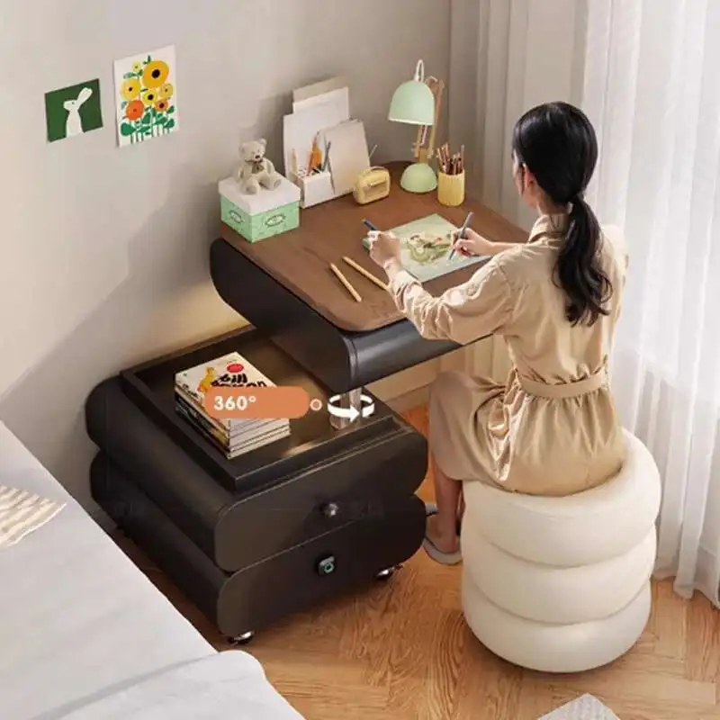 

Cabinet Women Vanity Table Drawers Makeup Mirror Modern Dressing Table Wood Comfortable Vintage Penteadeira Postmodern Furniture