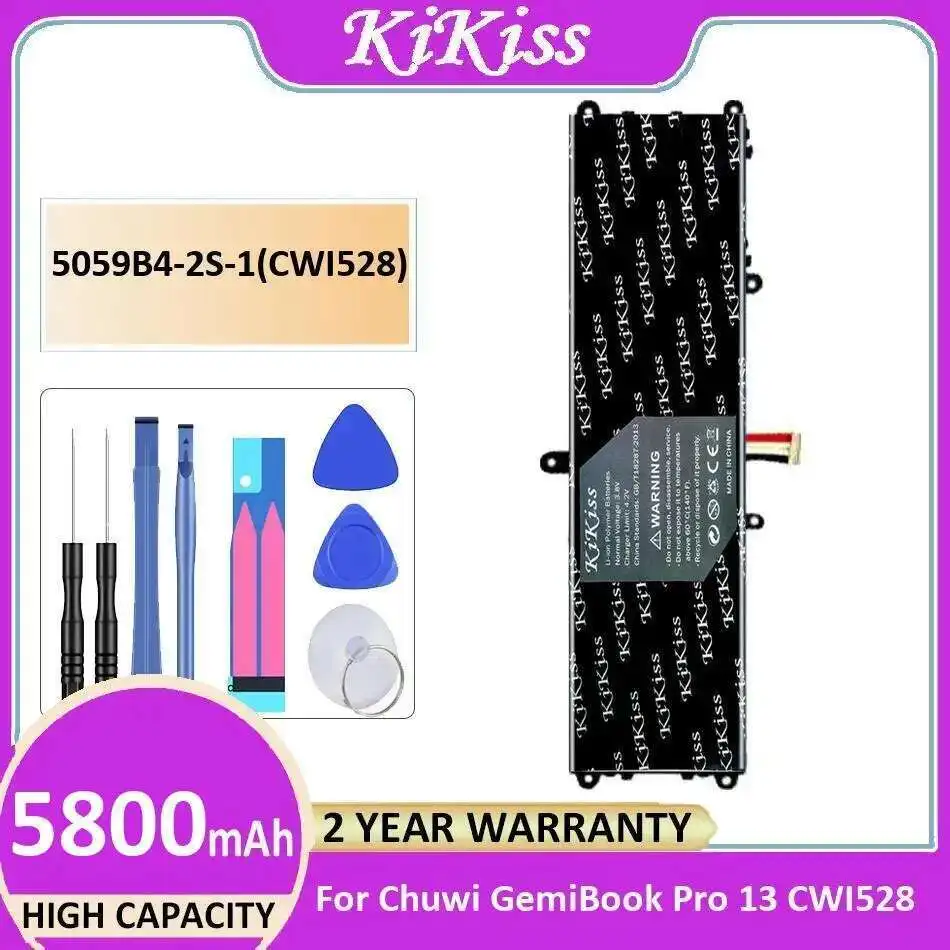 

For Chuwi Gemibook Pro 13 CWI528 5800Mah 5059B4-2S-1 NO Frame Laptop Battery Good Low-Temperature Performance