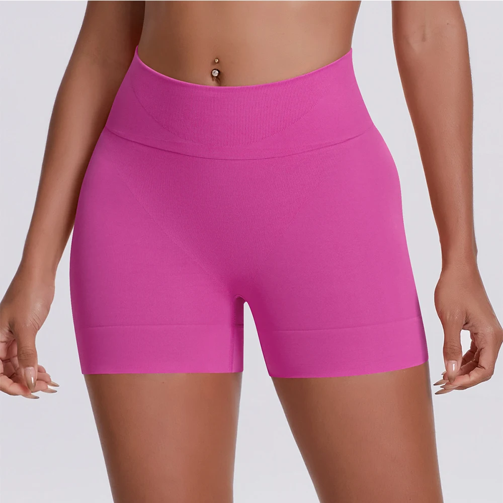 

Seamless Slim Fit Workout Shorts High Waist Yoga Shorts Women Buttock Lift Gym Sports Leggings Female Cycling Running Shorts