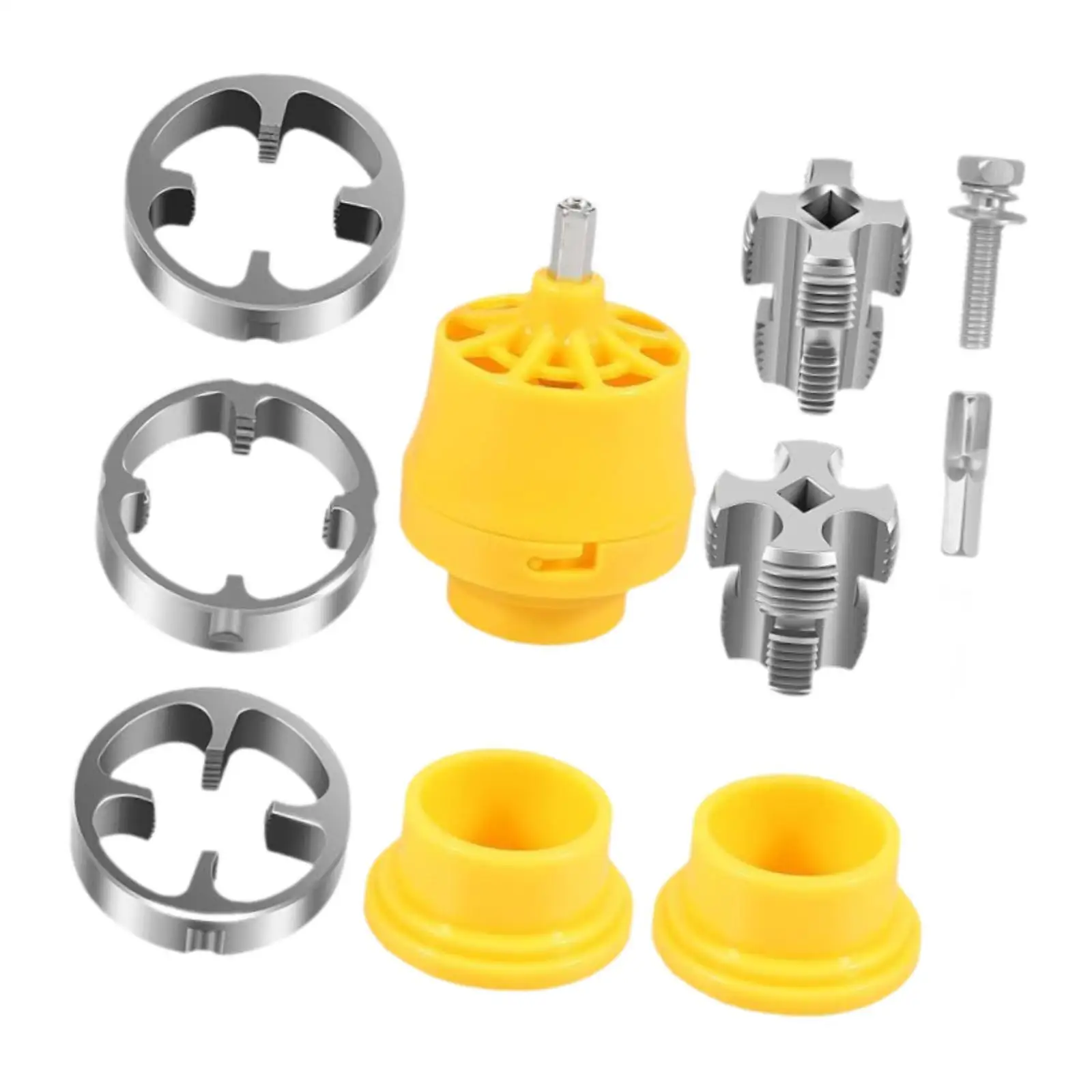 

PVC Thread Maker Tool for Electric Drill Professional Manual Hand Tool Cutting and Threading Pipe Threader Plumbing Tool
