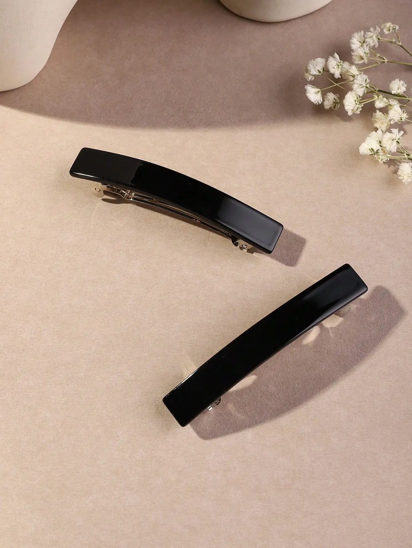 

2pcs Minimalist French Clip Street Hair Clips Claw Clips Hair Claws Hair Barrettes, Hair Accessories, Head Accessories, Hairpin