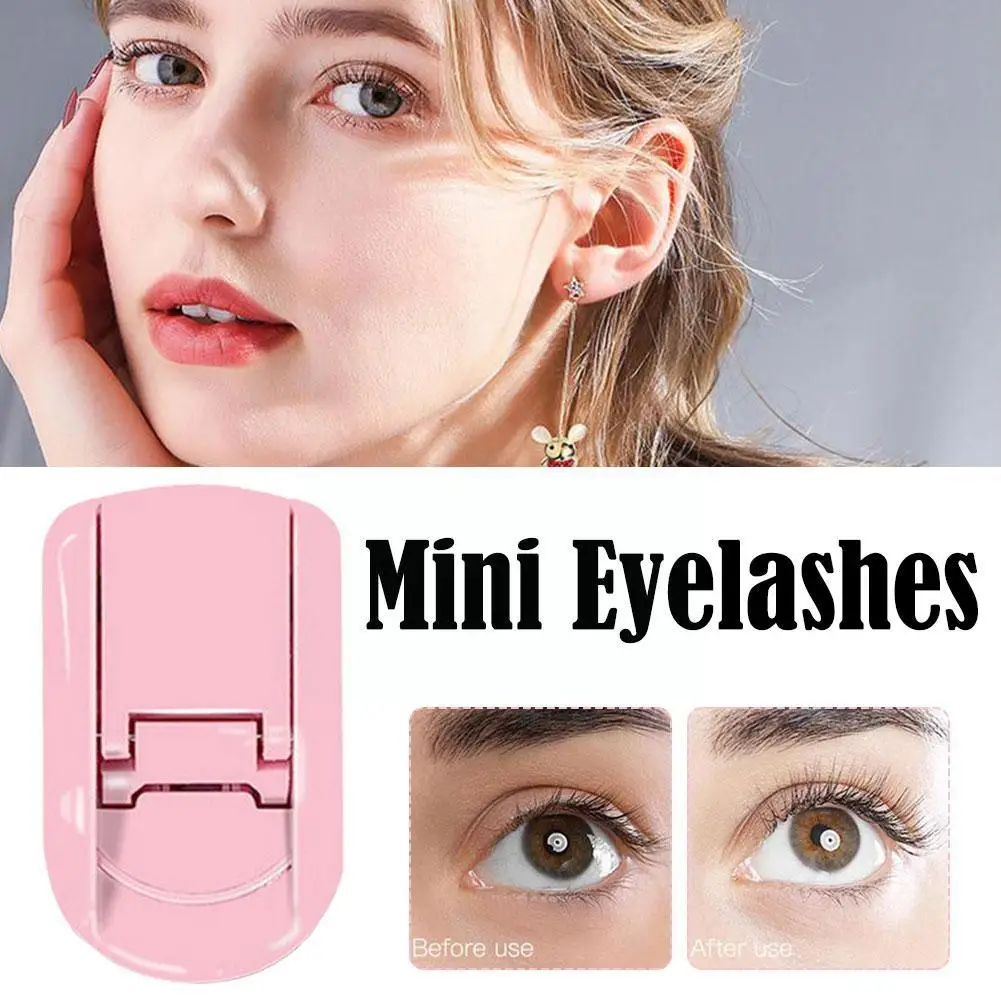 Mini Eyelash Curler Professional Multicolor Folding Makeup Auxiliary Cosmetic Curling Beauty Clip Eyelashes Eyelash Tools F V2h3