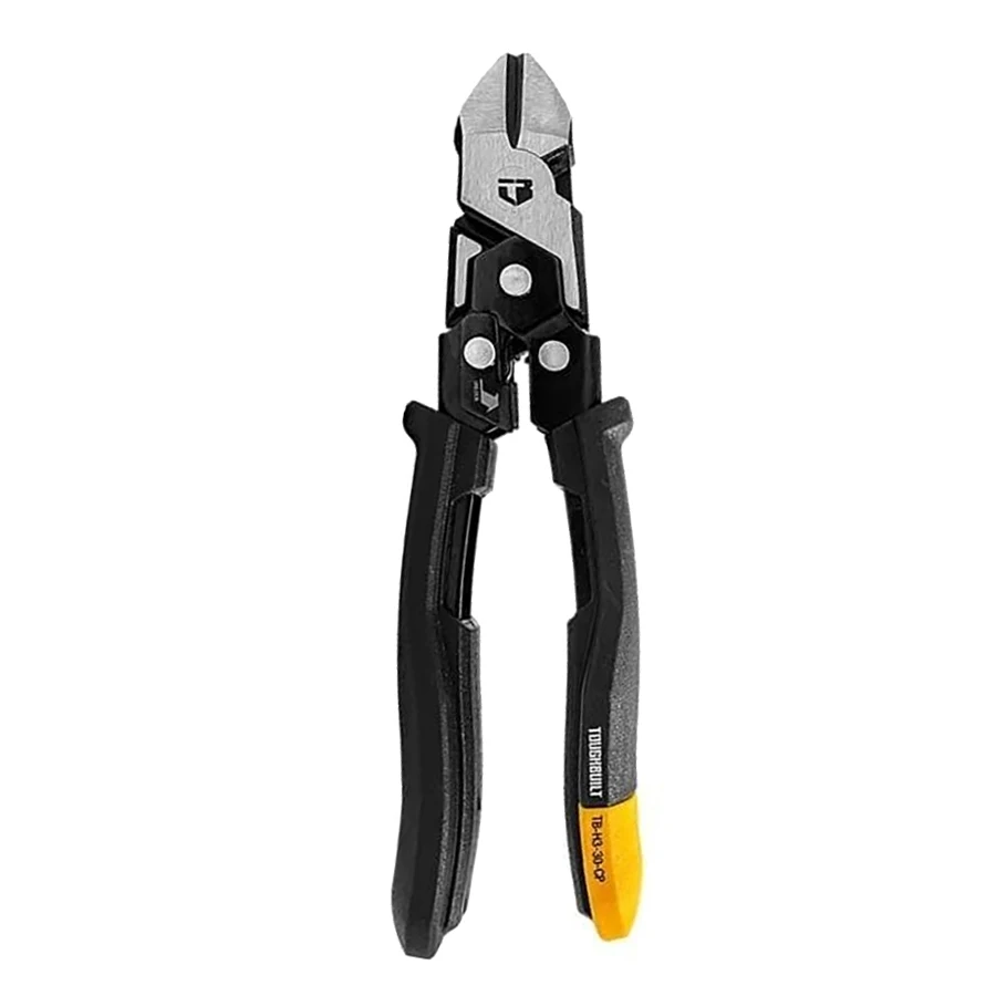 TOUGHBUILT TB-H3-30-CP 7.5\'\' Labor-saving Diagonal Jaw Pliers with Reset Spring Diagonal Pliers Hand Tools