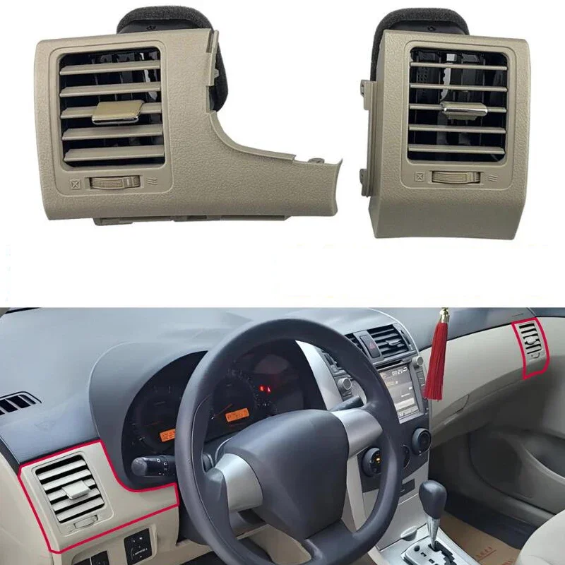 Air vent for 2007-2013 Toyota Corolla instrument panel air conditioning vents