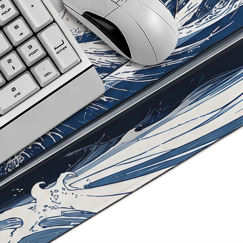 Mouse Pad Car Ocean Waves Gaming printon demand HD Home Mousepad XXL keyboard pad Natural Rubber Soft Office Computer Mouse Mats