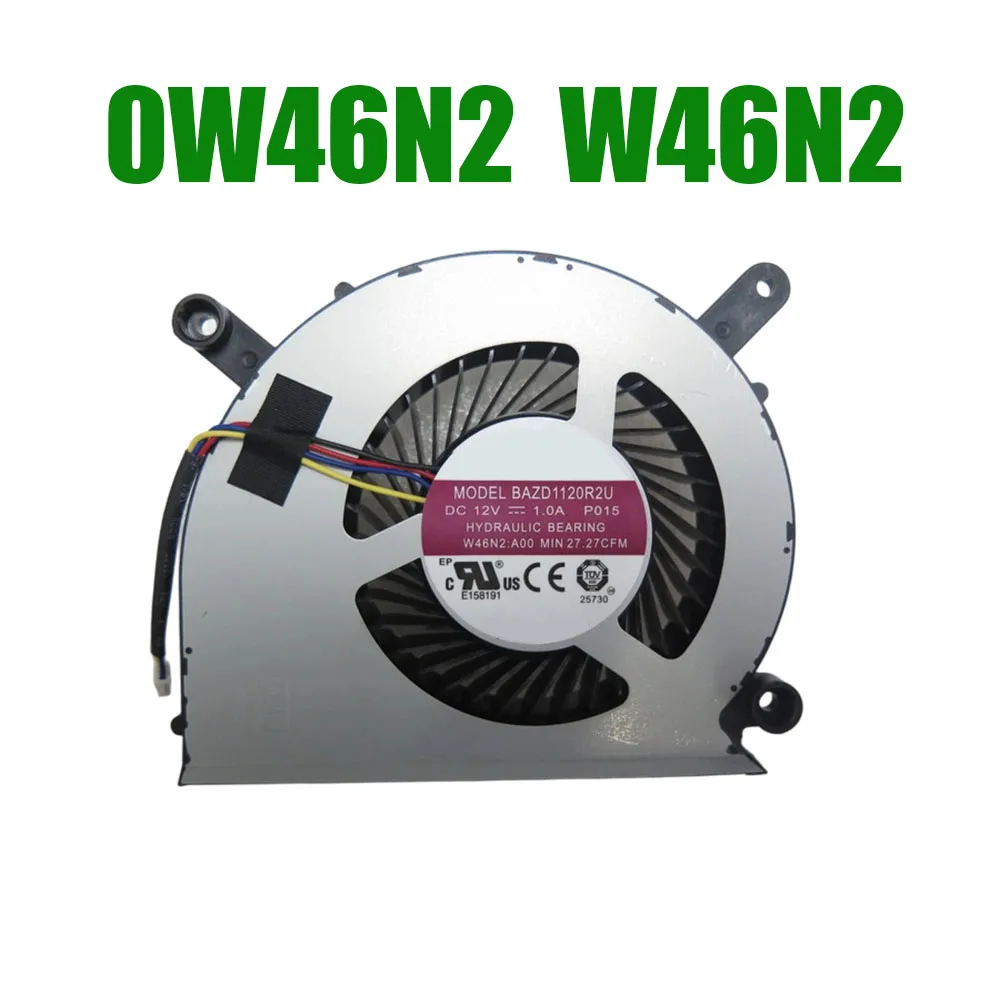 

For DELL For Inspiron 24 5477 27 7777 All-in-One 0W46N2 W46N2 BAZD1120R2U P015 DC12V 1.0A Cooling Fan