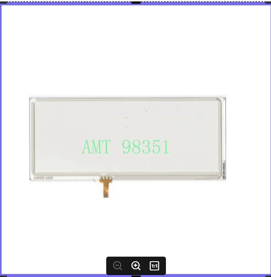

ZhiYuSun POST 8.4 inch 4-wire resistive touch panel AMT 98351 Navigator screen Industrial touch control Commercial use