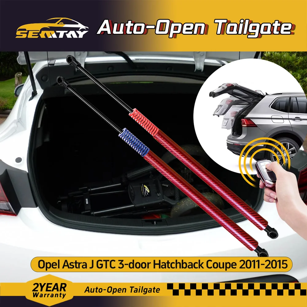 

SEMTAY Automatic Lifting Trunk Struts with Spring for Opel Astra J GTC 3-door Coupe 2011-2015 Rear Tailgate Boot Lift Supports