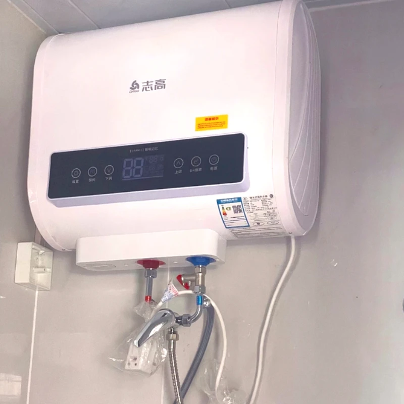 

Небольшой бытовой электрический водонагреватель для ванной комнаты - быстрый нагрев с плоским ведром, электрический водонагреватель для хранения воды для купания