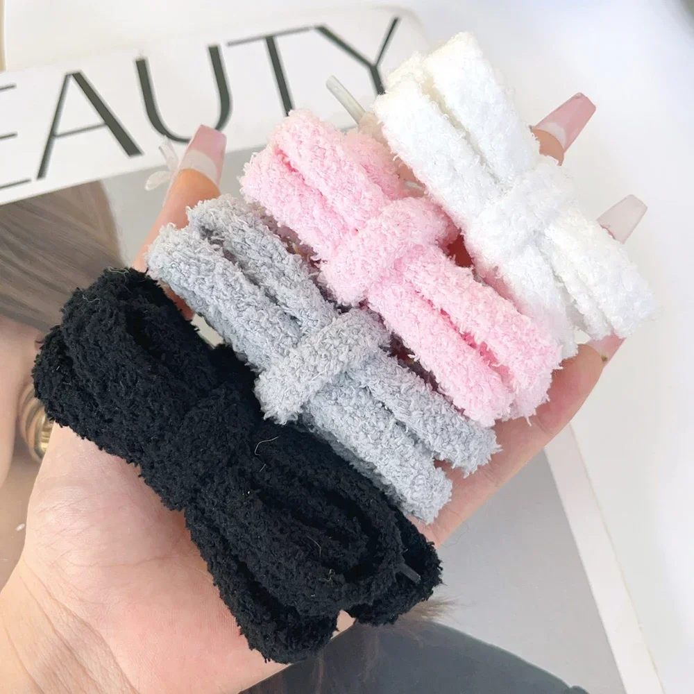 Trendy Coolstring 12mm Wide Flat Plush Towel Shoelaces Big Fat Fluffy Fuzzy Design Perfect for Women Casual Sneakers Lady Shoes image 6