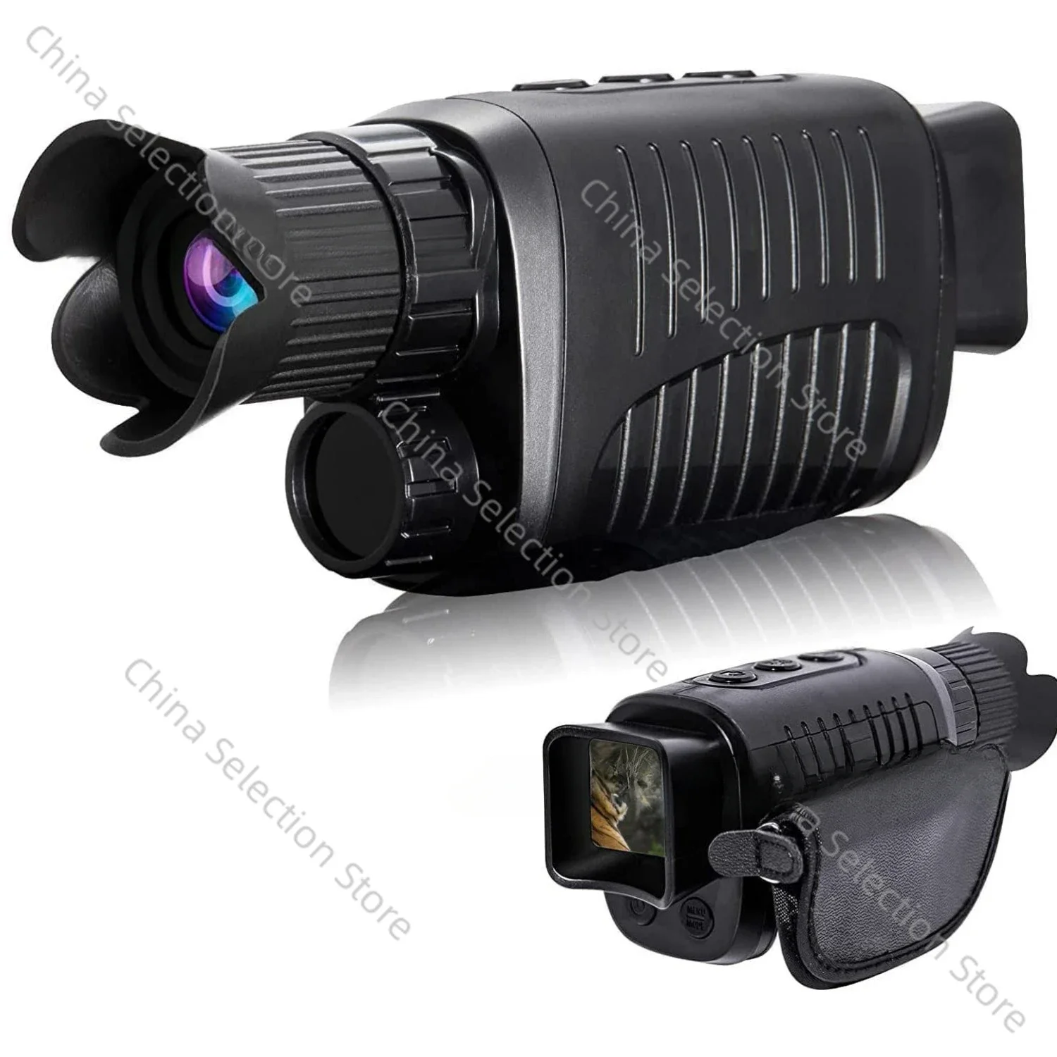 New High Definition All Black Infrared Digital Monocular Night Vision Device 10x Zoom, Can Take Pictures and Record