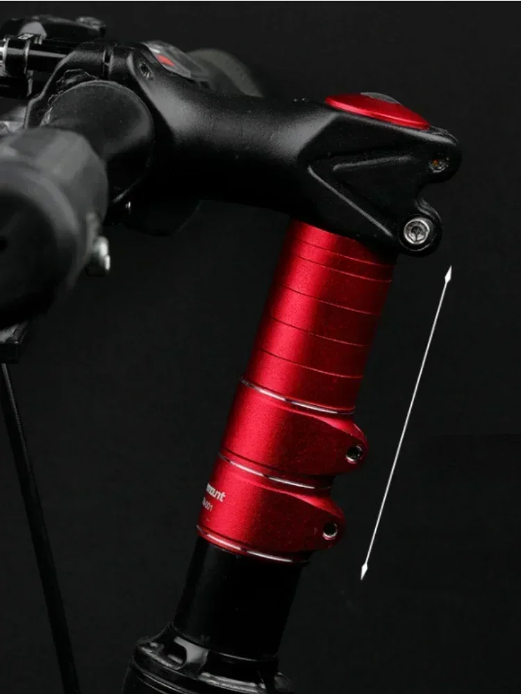 AliExpress SMHXIANGQIANJIN Bicycle Stem Height Extender 120/135/180/217MM Aluminum Alloy Handlebar Rise Up Adapter 28.6mm Cycle Accessories