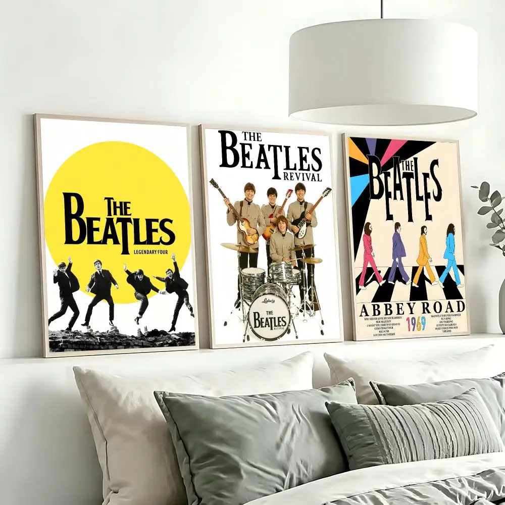 band The Beatles Poster Poster HD Printing Modern Minimalist Style for Home Decor for Bedrooms Home home office Gift