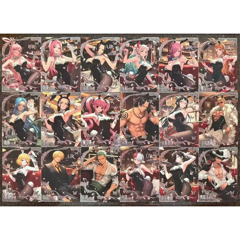 Anime ONE PIECE Rare GR YOUR SSR SR Game Refraction Collectible Card Bonney Hancock Nami Shanks Uta Toys for boys Birthday Gifts