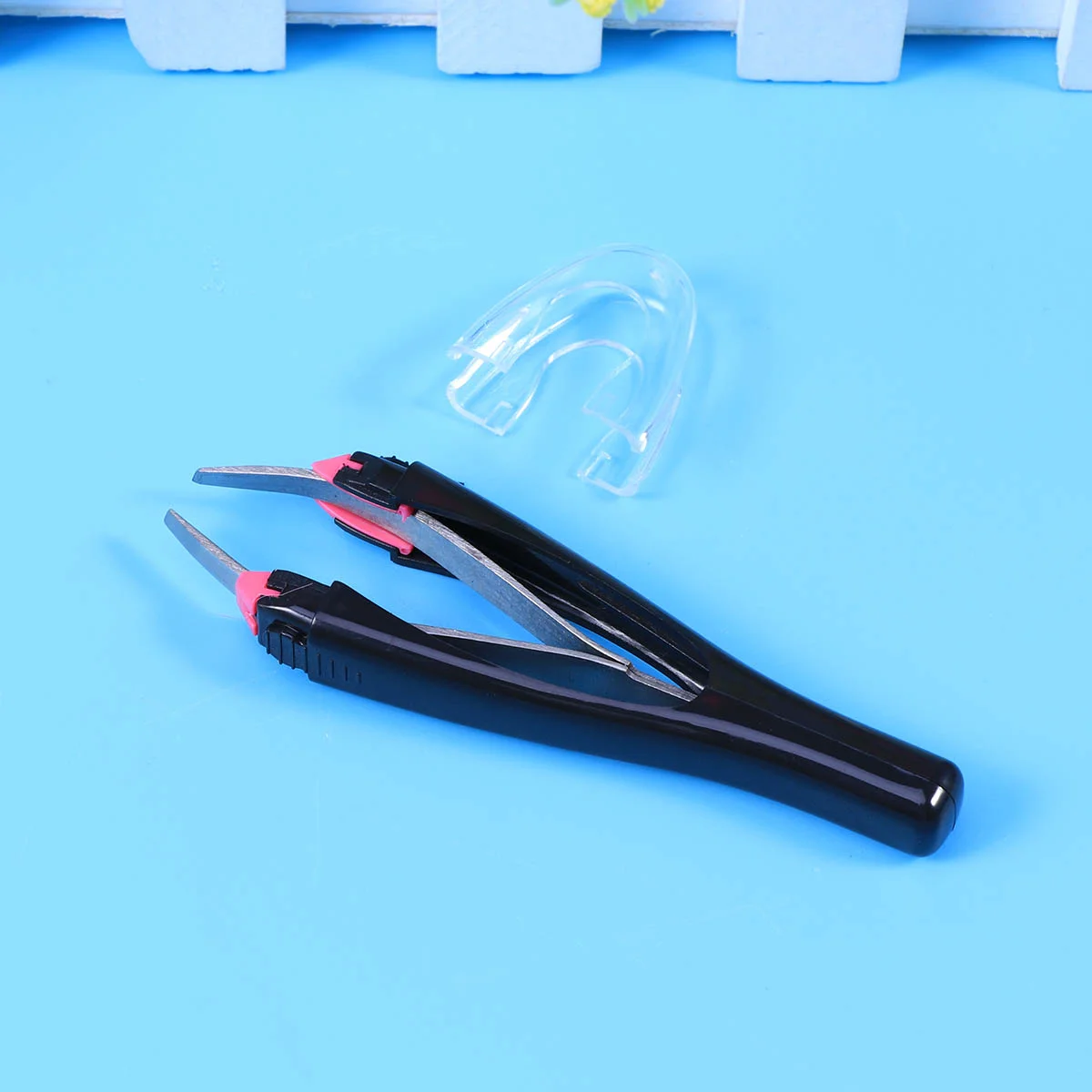 Automatic Eyebrow Retractable Tweezers Elastic Professional Precision Eyelash Kit