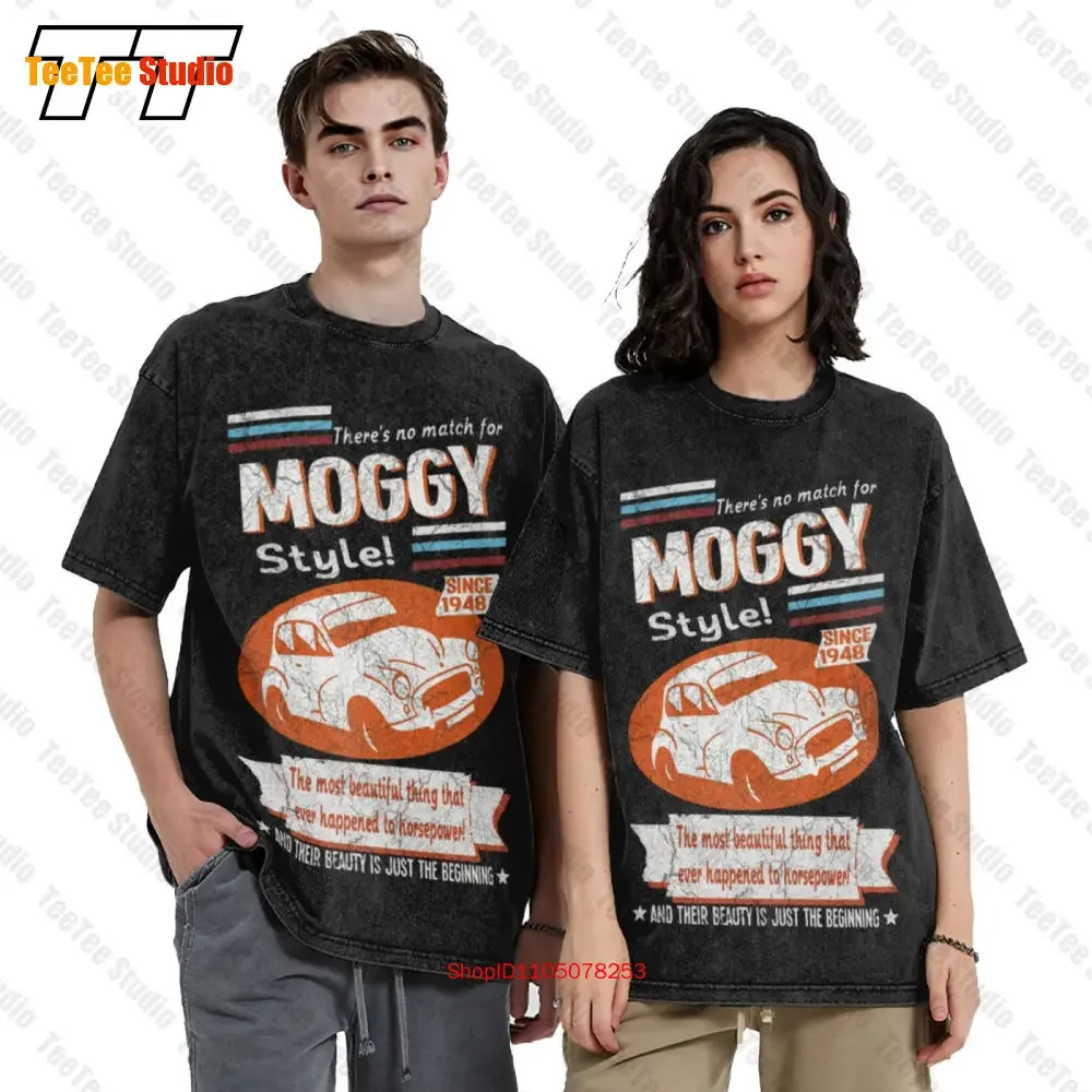 Morris Minor Moggy 1948 Retro Stylecar Vintage Oversized T-Shirt 42ZL