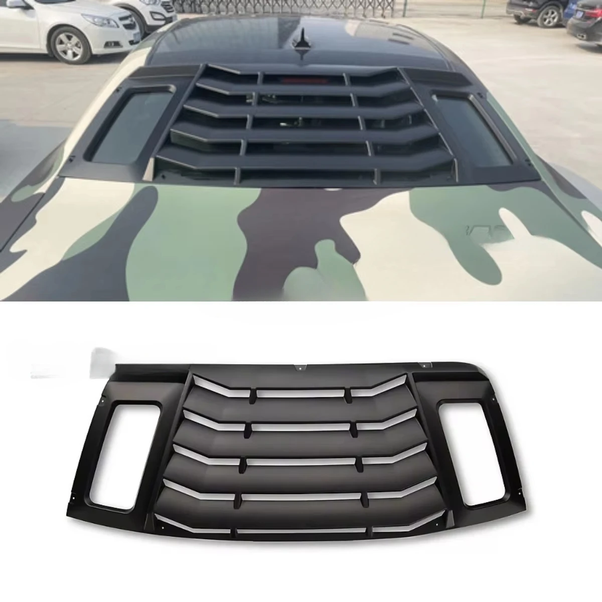 Car Side Rear Window Louver Shutter Cover for MP Dodge Challenger 2nd Gen Body Kit Car Accessoriescustom