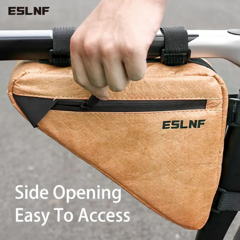 ESLNF Fahrrad-Dreieckstasche, MTB, Rennrad, Vorderträgertasche, leichte Fahrrad- und Outdoor-Tasche, langlebige, verschleißfeste Fahrradtasche
