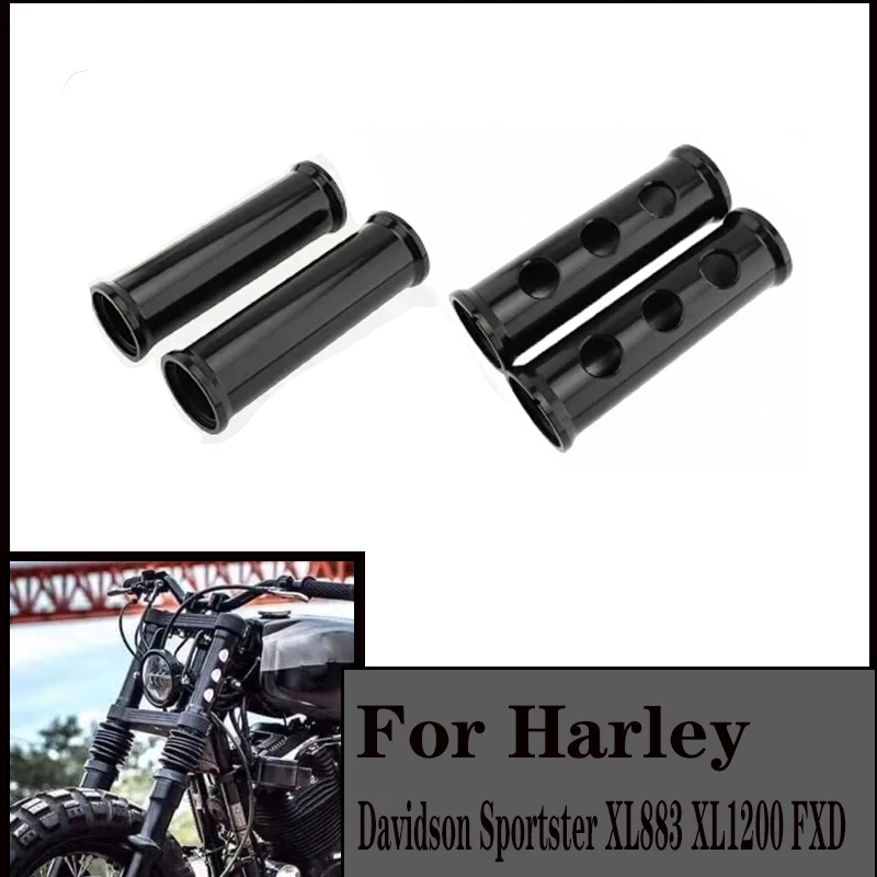 

FOR Harley Davidson Sportster XL883 XL1200 FXD 39mm Aluminum Motorcycle Front Fork Cover Shock Absorber Boots X L 883 XL 1200