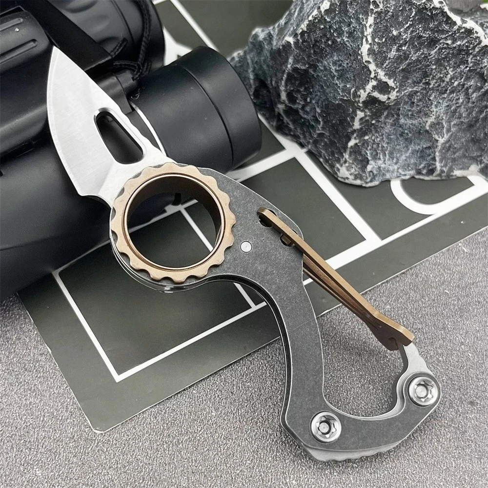 2025 الأكثر مبيعا جيب سكين للفرد 8Cr13Mov بليد 420 الصلب مقبض الدفاع عن النفس بقاء أداة تخييم متعددة المحمولة سكين #2