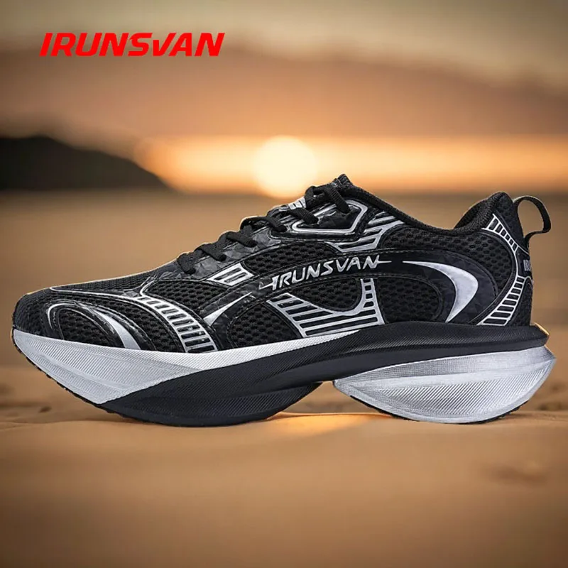 IRUNSVAN Shendu DEEP1 Full Length Carbon Plate Running Shoes  Shock Absorbing Racing Marathon Unisex Men  Women  240102