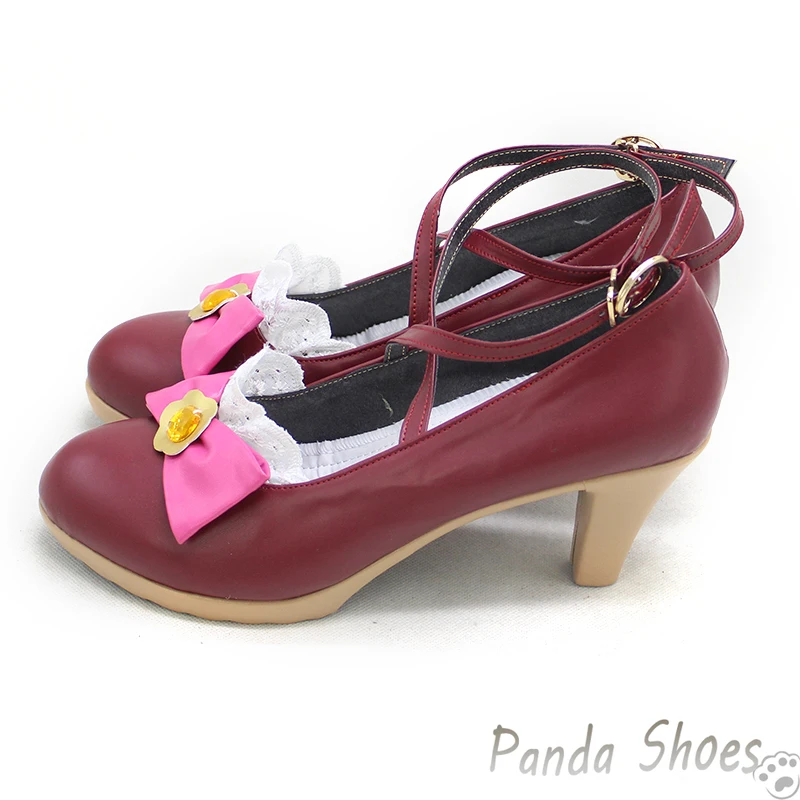 Game Rebellion Shimamura Uzuki Cosplay Shoes Anime Cos Comic Cosplay Costume Prop Shoes for Con Halloween Party